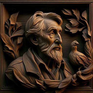 3D model John Lafarge American artist (STL)